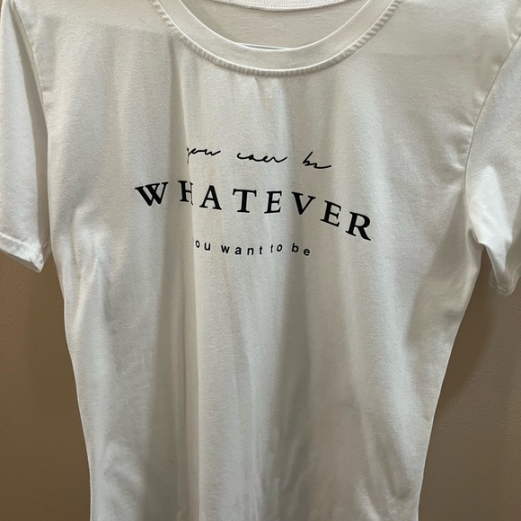 White Whatever Tee - Picture 2 of 3